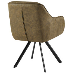 Chaise vintage Pettuli, vert antique