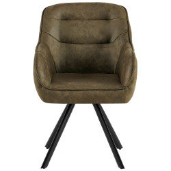 Chaise vintage Pettuli, vert antique