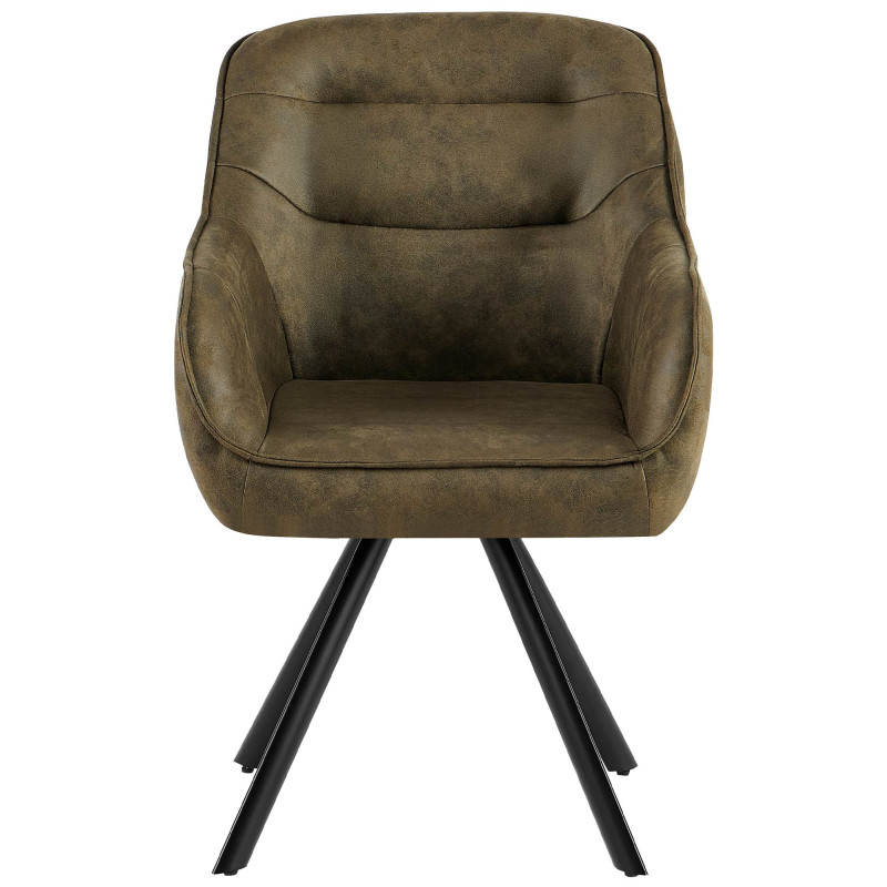 Chaise vintage Pettuli, vert antique