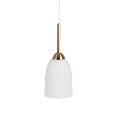 Suspension Blanc Doré 60 W