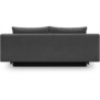 Banquette convertible 3 places Pyry - Tissu gris - L 187 x P 85 cm