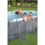 Kit Piscine hors sol tubulaire BESTWAY - Power Steel™ - 427 x 250 x 100 cm - Ovale (Inclus épurateur a Cartouche de 2006 L/H)