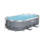 Kit Piscine hors sol tubulaire BESTWAY - Power Steel™ - 427 x 250 x 100 cm - Ovale (Inclus épurateur a Cartouche de 2006 L/H)