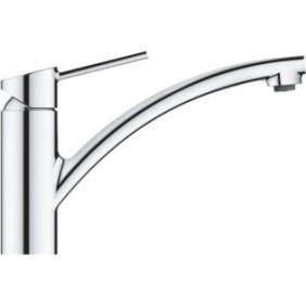 GROHE Robinet Èvier de cuisine Swift, Mitigeur monocommande avec mousseur Èconomique d'eau, rotation a 140∞, 30358000