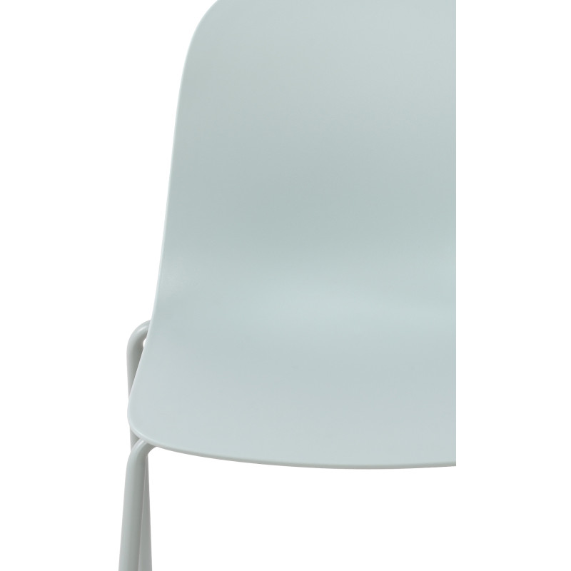 Ensemble de 2 chaises Hardin turquoise