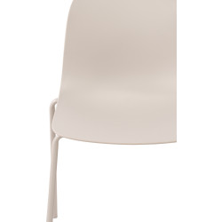 Ensemble de 2 chaises Hardin, gris clair