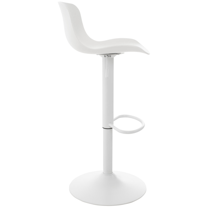Tabouret de bar Almada blanc