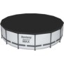 Kit Piscine hors sol tubulaire BESTWAY Steel Pro Max - 457 x 122 cm - Ronde (Livrée avec pompe de filtration, échelle, bвche)