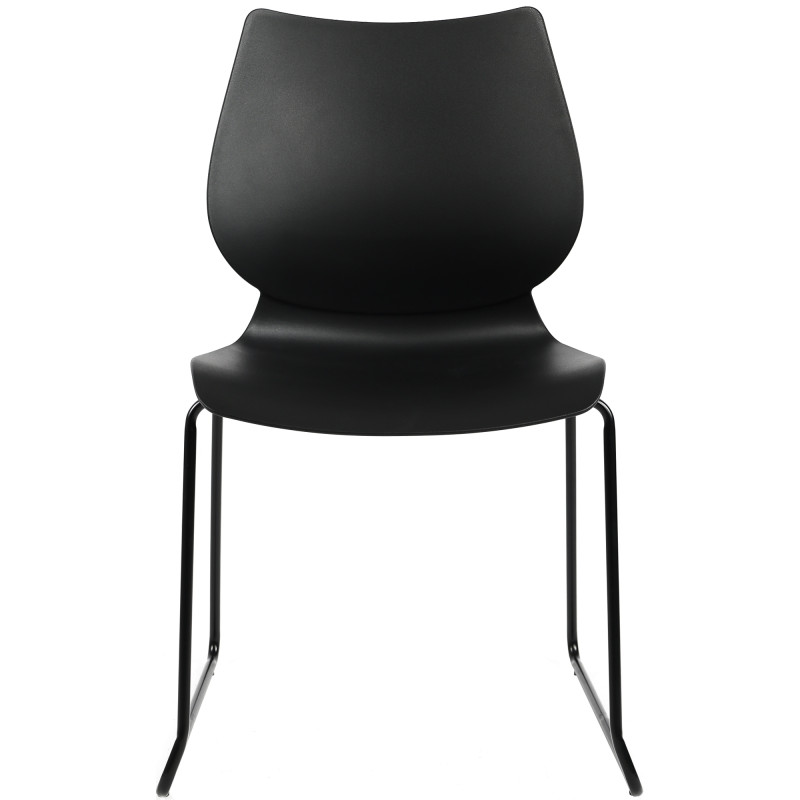 Ensemble de 2 chaises Houma, noires