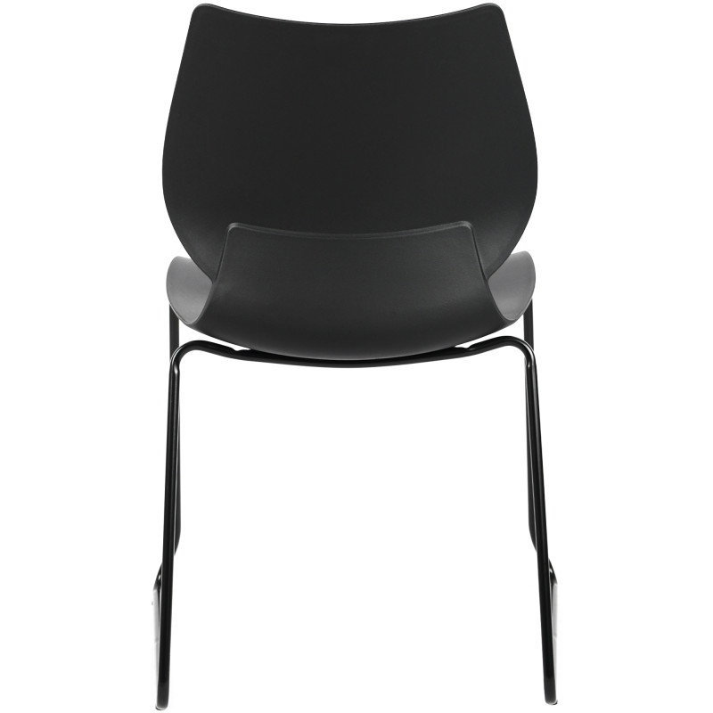 Ensemble de 2 chaises Houma, noires