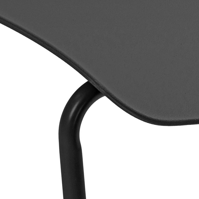 Ensemble de 2 chaises Houma, noires