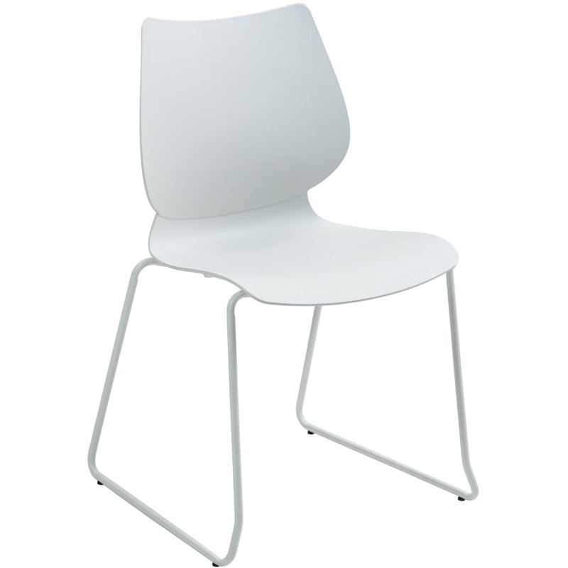 Conjunto de 2 cadeiras Houma, branco