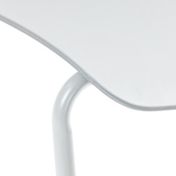 Conjunto de 2 cadeiras Houma, branco