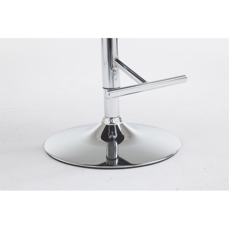 Tabouret de bar Los Angeles em couro artificial C branco