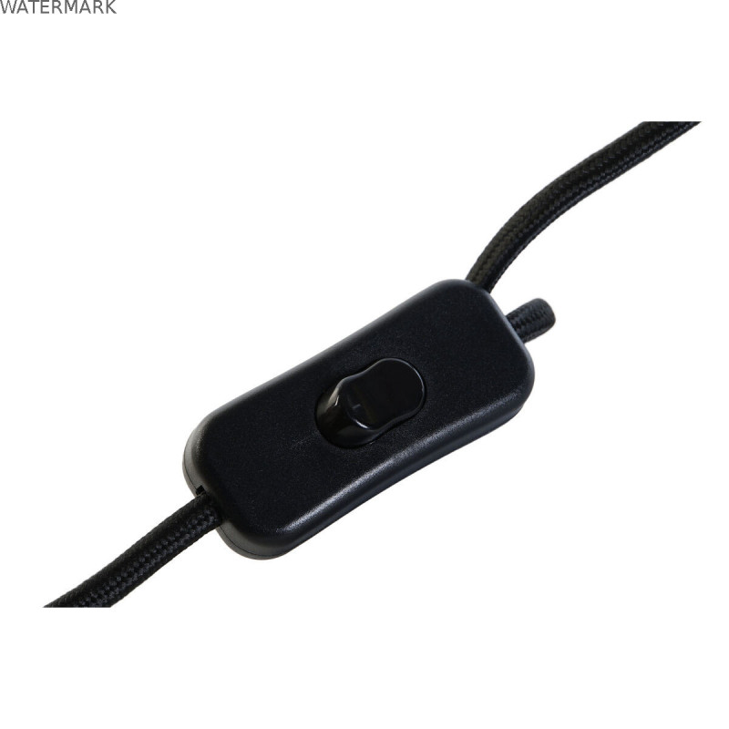 Lampe de bureau Home ESPRIT Noir Doré Résine 40 W 220 V 16 x 16 x 43 cm