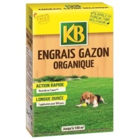 KB Engrais gazon organique Bio - 100 m≤