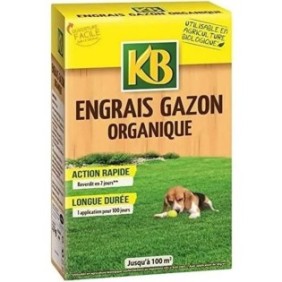 KB Engrais gazon organique Bio - 100 m≤