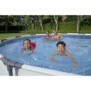 Kit Piscine hors sol tubulaire BESTWAY - Steel Pro Max™ - 427 x 84 cm - Ronde (Livrée avec une pompe de filtration)