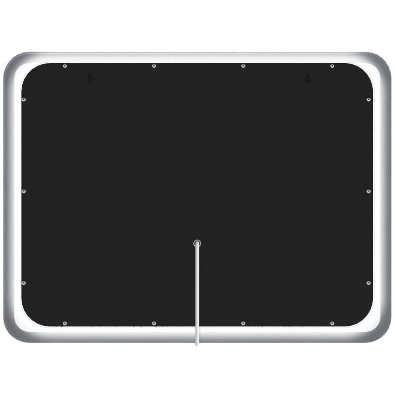 Miroir de salle de bain Jericho 60x80 sans Bluetooth en verre transparent