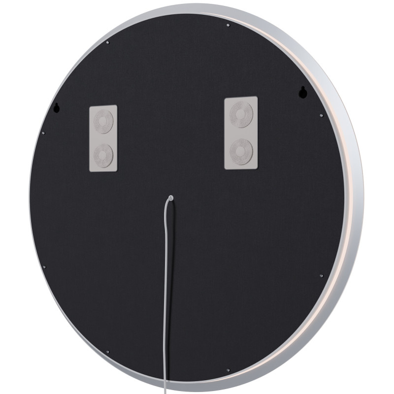 Espejo de baño Laconia 70 con Bluetooth, vidrio transparente