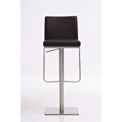 Tabouret de bar Panama E similicuir marron
