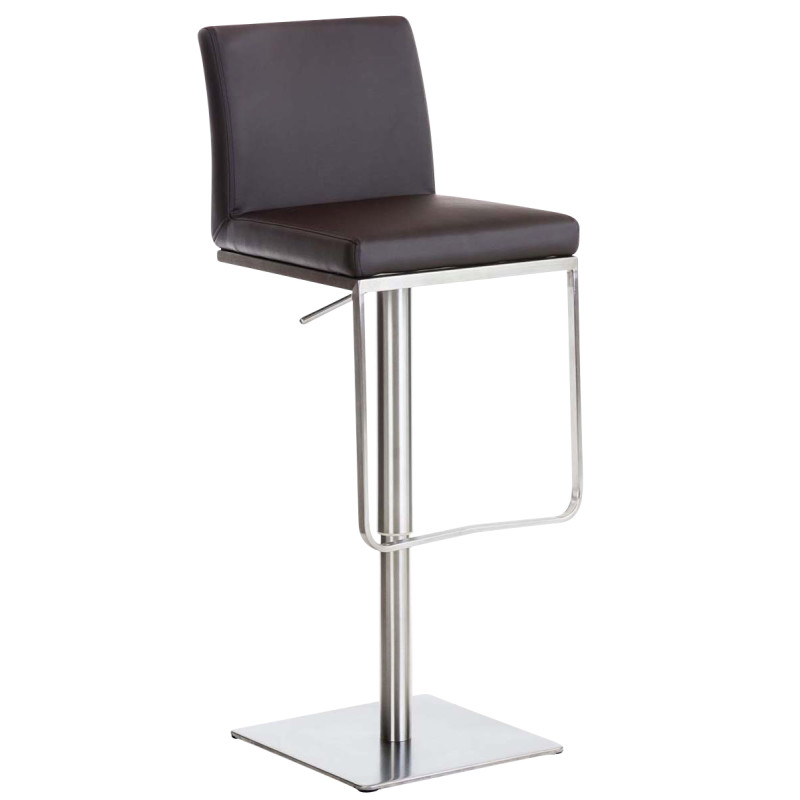 Tabouret de bar Panama E similicuir marron