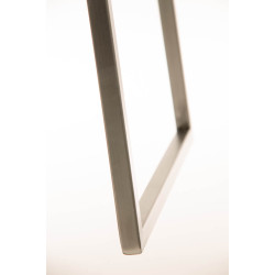 Tabouret de bar Lameng en similicuir E78 bleu