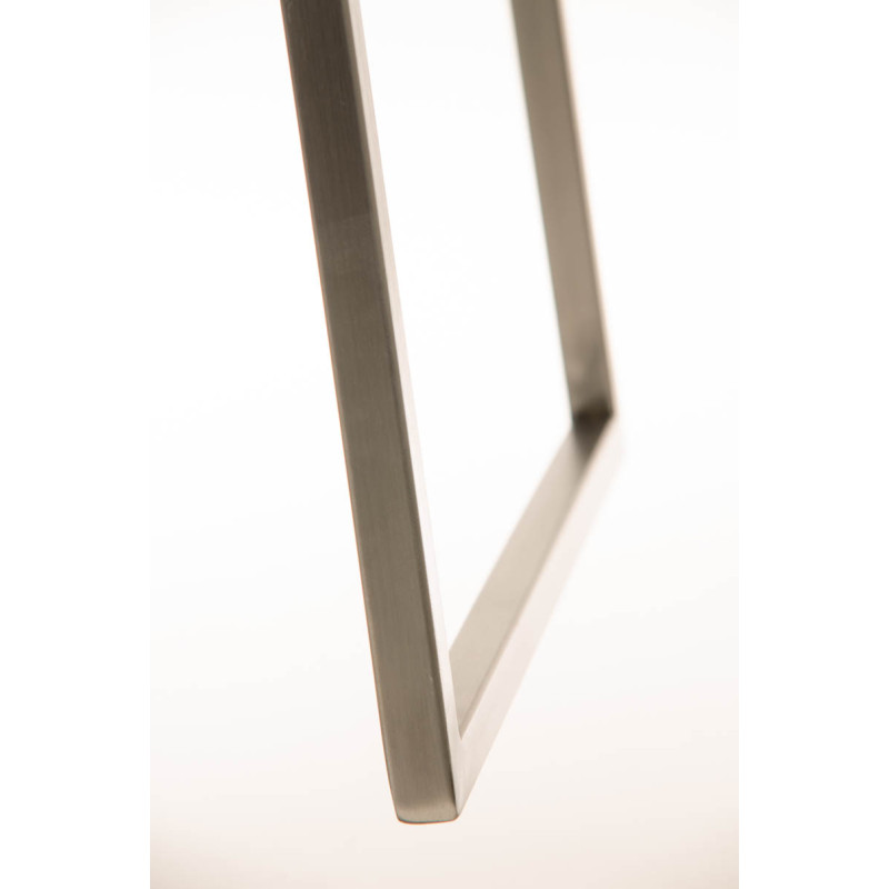 Tabouret de bar Lameng en similicuir E78 bleu