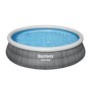 Kit Piscine hors sol autoportante BESTWAY - Fast Set - 457 x 107 cm - Ronde (Livrée avec pompe de filtration + échelle de sécuri