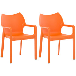 Lot de 2 chaises empilables...
