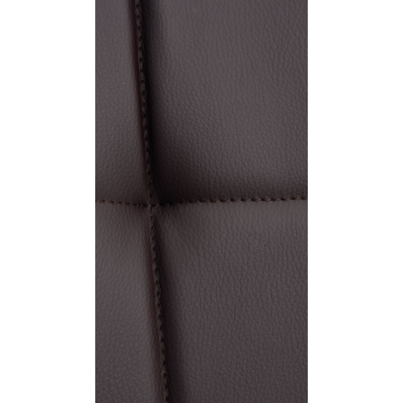 Chaise Elda PU marron naturel