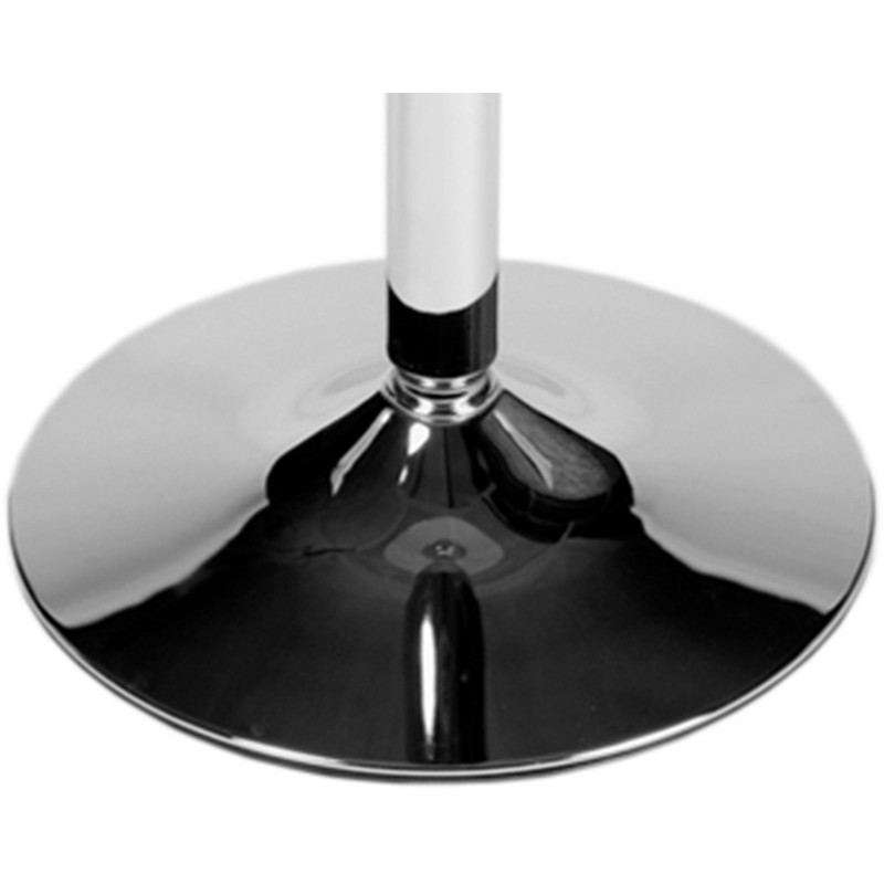 Table ronde en verre, 105 cm, verre transparent