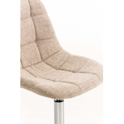 Chaise Emil tissu crème