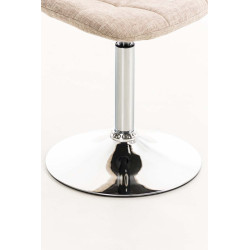 Chaise Emil tissu crème