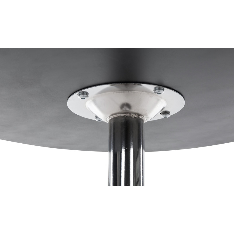 table de bar ronde noire