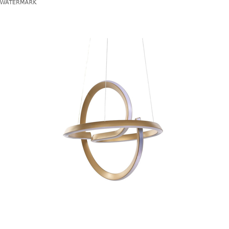 Suspension Home ESPRIT Blanc Doré Silicone Aluminium 55 W 40 x 40 x 42 cm