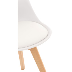 Ensemble de 4 chaises Linares en blanc