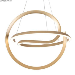 Suspension Home ESPRIT Blanc Doré Silicone Aluminium 55 W 40 x 40 x 42 cm