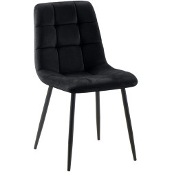Chaise de salle à manger Antibes noire