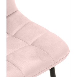 Chaise de salle à manger rose Antibes