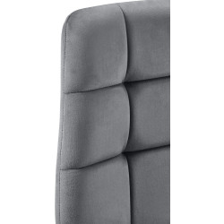 Chaise de salle à manger Antibes gris foncé