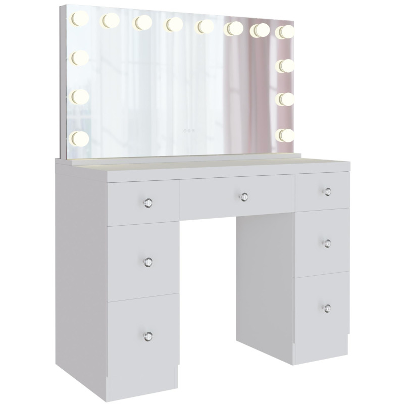 Coiffeuse Lerona blanche