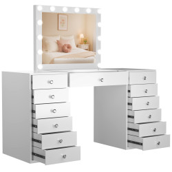 Coiffeuse blanche Attalla