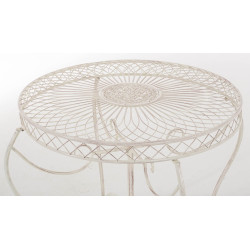 Mesa Sheela, crema antigua