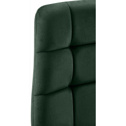 Chaise de salle à manger Tilde en velours vert