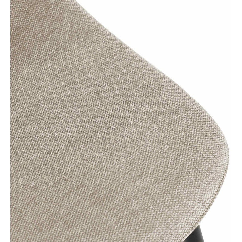 Chaise de salle à manger Napier en tissu crème