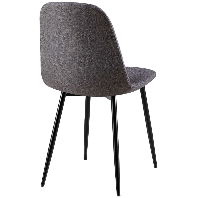 Tissu pour chaise Giverny gris foncé