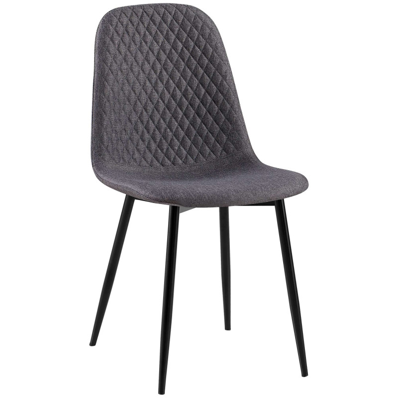 Tissu pour chaise Giverny gris foncé