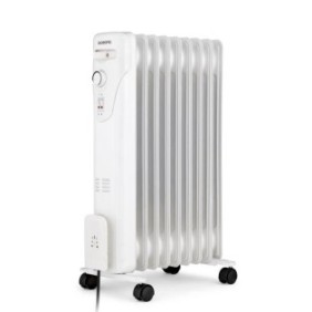 Radiateur bain d'huile Èlectrique - 2000 Watts - OCEANIC - 3 puissances - 9 ÈlÈments - Mobile - Blanc