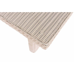 Mesa Fontana XL, blanco perla